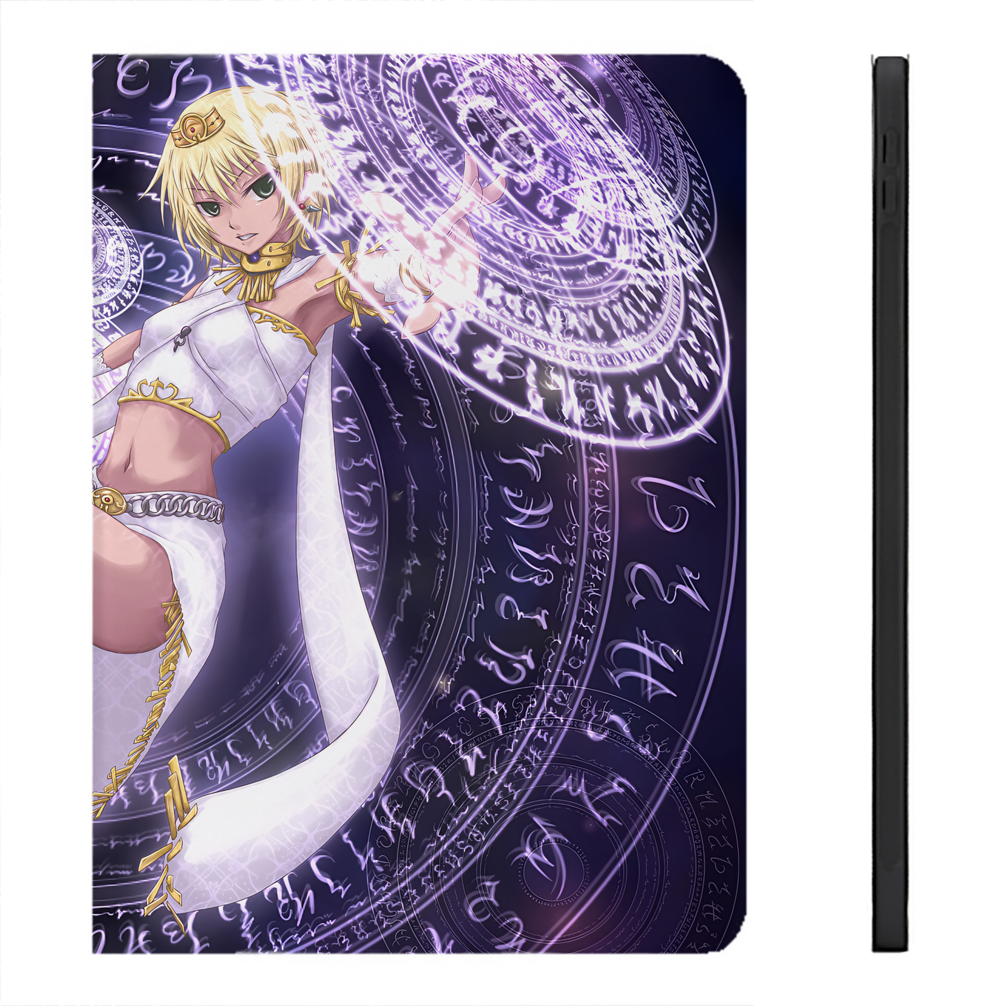 （画像用） 遊☆戯☆王 Yu-Gi-Oh! IPadケース ペンホルダー付き ブックスタイルデザイン